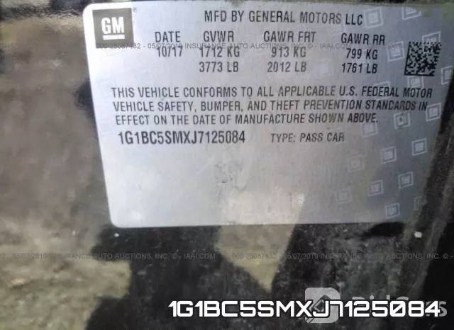 1G1BC5SMXJ7125084 фото 10