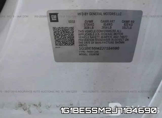 1G1BE5SM2J7184690 фото 10