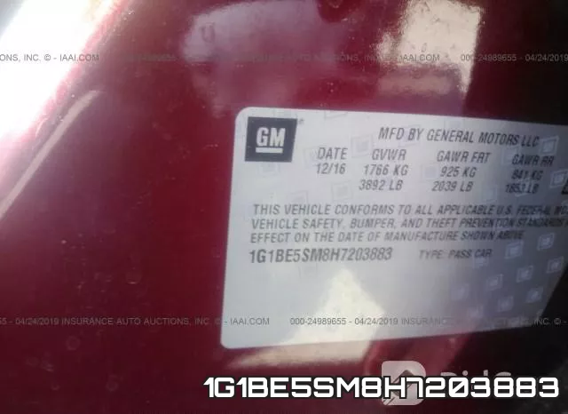 1G1BE5SM8H7203883 фото 10