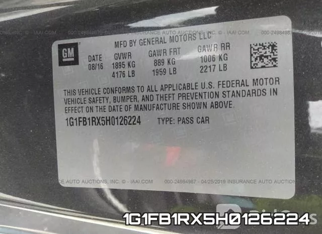 1G1FB1RX5H0126224 фото 10