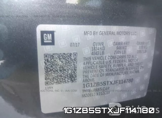 1G1ZB5STXJF114780 фото 10
