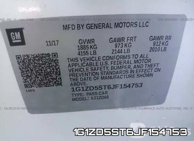 1G1ZD5ST6JF154753 фото 10