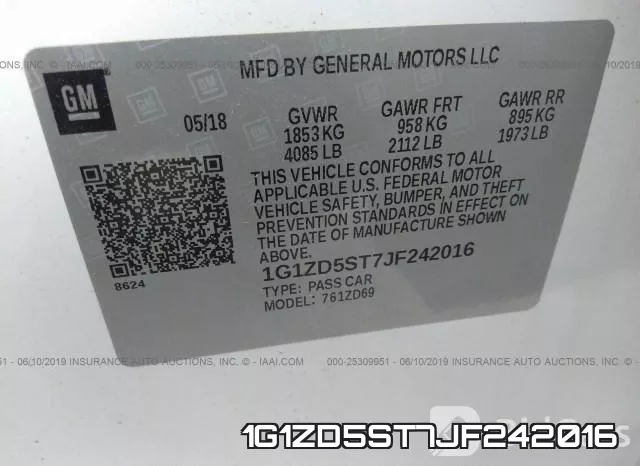 1G1ZD5ST7JF242016 фото 10