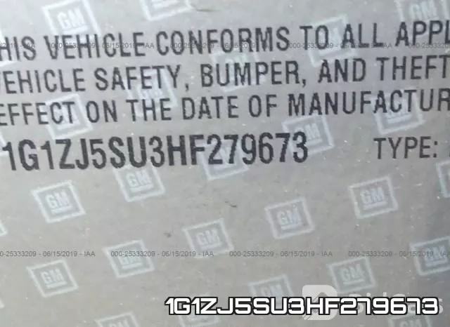 1G1ZJ5SU3HF279673 фото 10