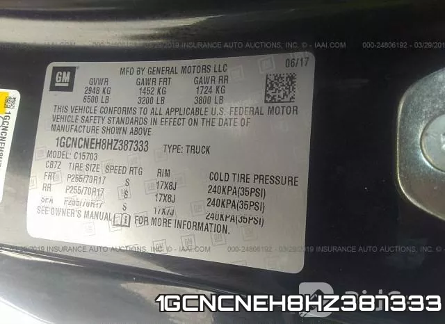 1GCNCNEH8HZ387333 фото 10