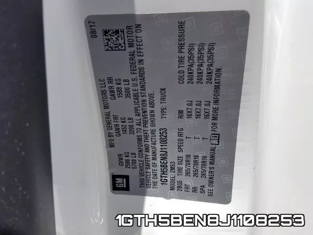 1GTH5BEN8J1108253 фото 2