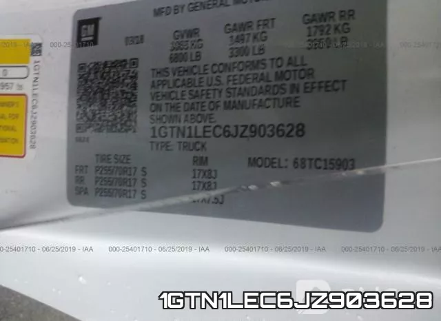 1GTN1LEC6JZ903628 фото 10