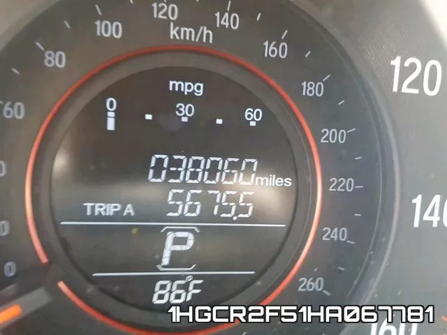 1HGCR2F51HA067781 фото 9
