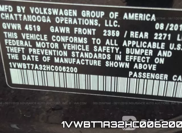 1VWBT7A32HC006200 фото 10