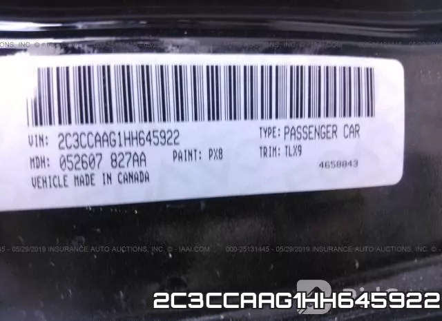 2C3CCAAG1HH645922 фото 10