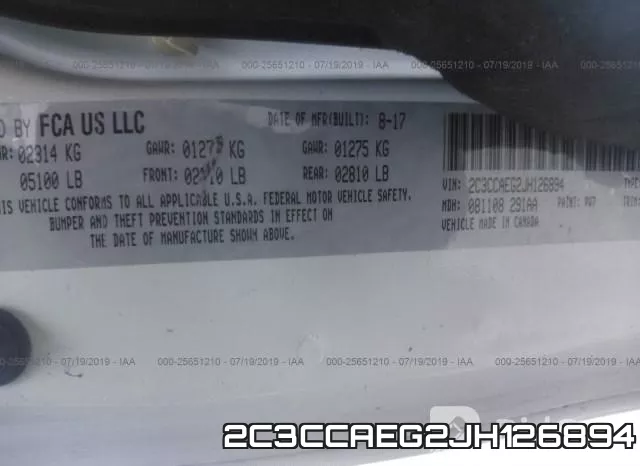 2C3CCAEG2JH126894 фото 10