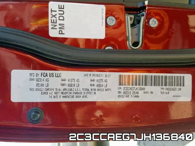 2C3CCAEG7JH136840 фото 2