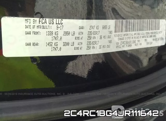 2C4RC1BG4JR111642 фото 10