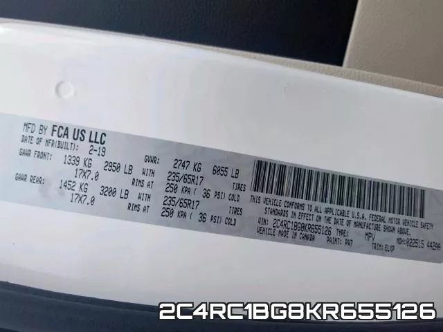 2C4RC1BG8KR655126 фото 2