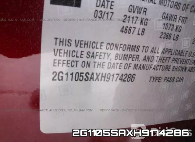 2G1105SAXH9174286 фото 10