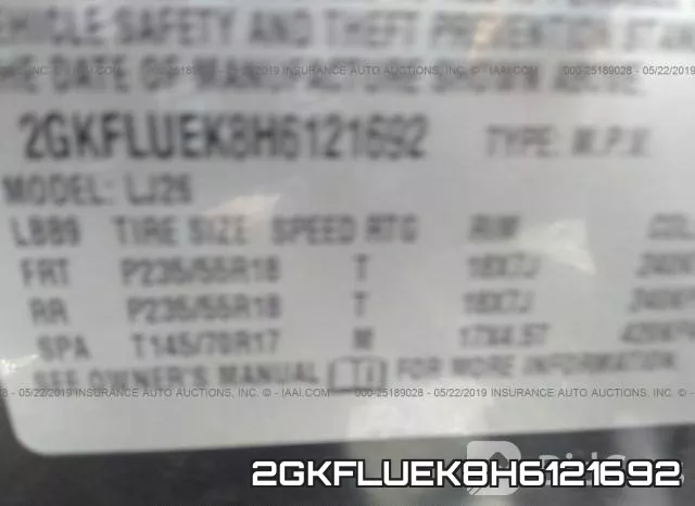 2GKFLUEK8H6121692 фото 10