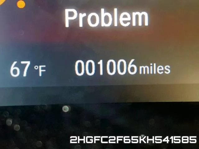 2HGFC2F65KH541585 фото 9