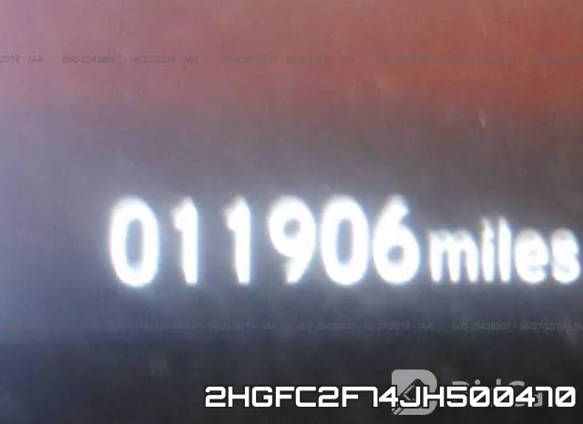 2HGFC2F74JH500470 фото 8