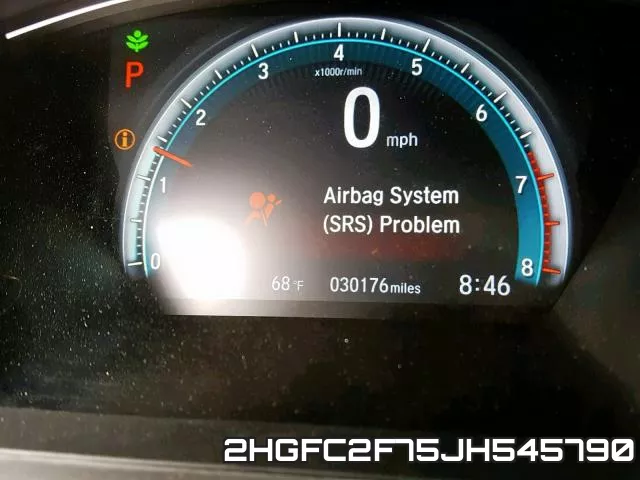 2HGFC2F75JH545790 фото 8
