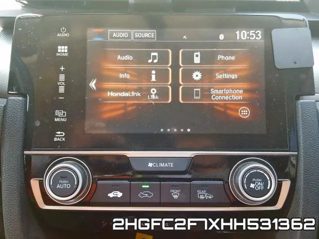 2HGFC2F7XHH531362 фото 10