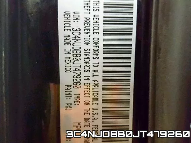 3C4NJDBB0JT479260 фото 2