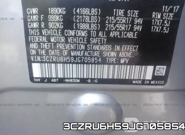 3CZRU6H59JG705854 фото 10