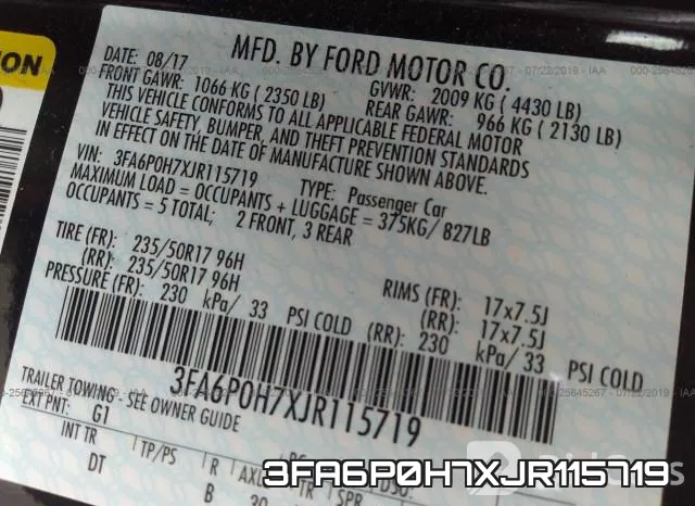 3FA6P0H7XJR115719 фото 10