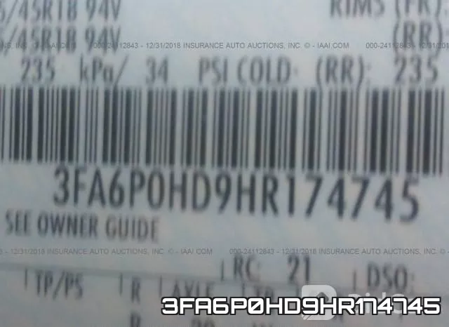 3FA6P0HD9HR174745 фото 10