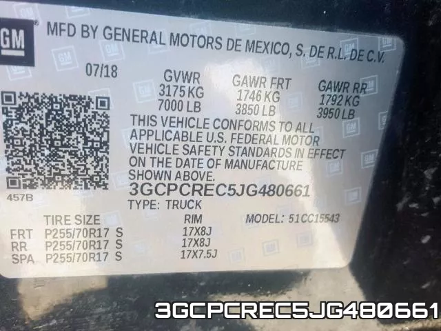 3GCPCREC5JG480661 фото 2