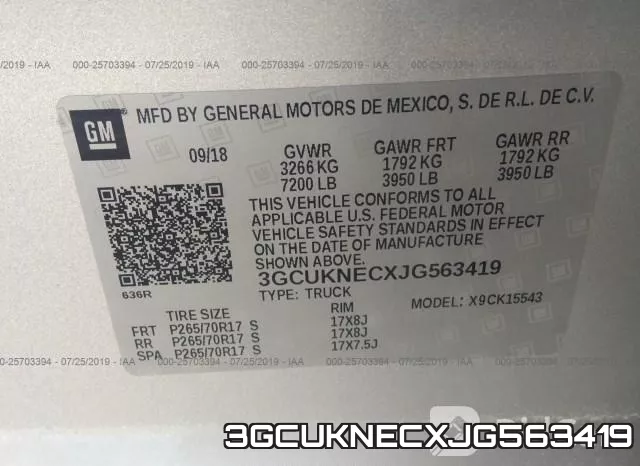 3GCUKNECXJG563419 фото 10