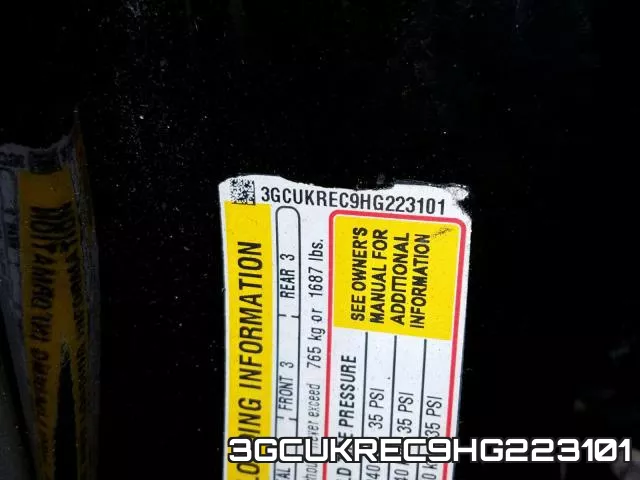 3GCUKREC9HG223101 фото 2
