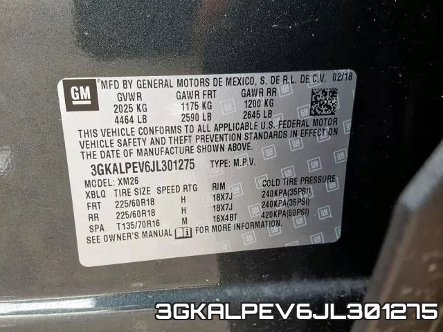 3GKALPEV6JL301275 фото 2
