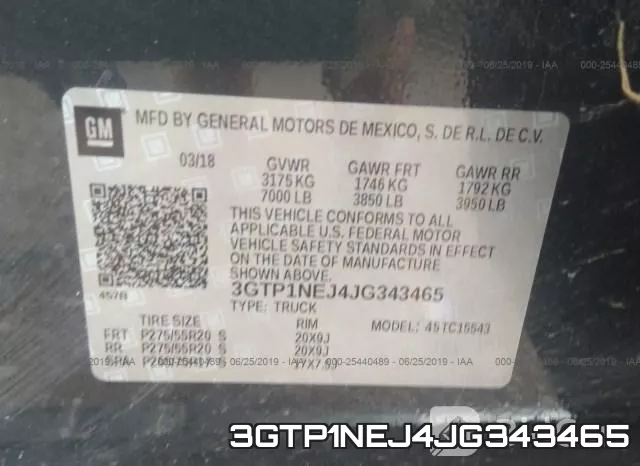3GTP1NEJ4JG343465 фото 10