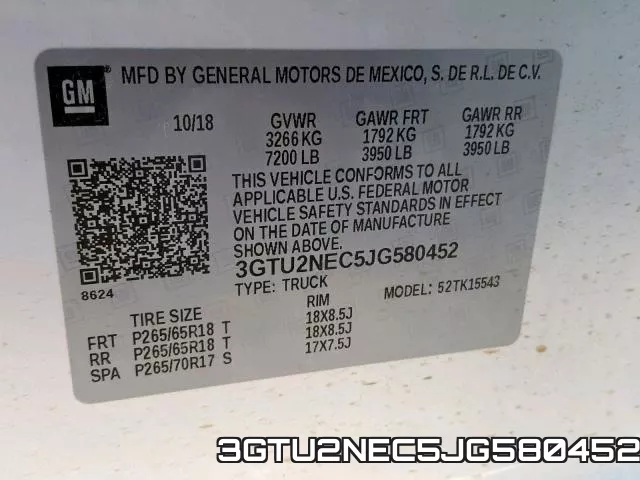 3GTU2NEC5JG580452 фото 2