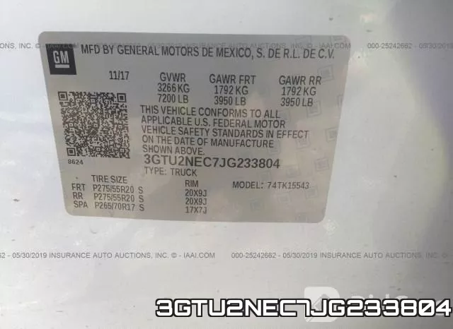 3GTU2NEC7JG233804 фото 10