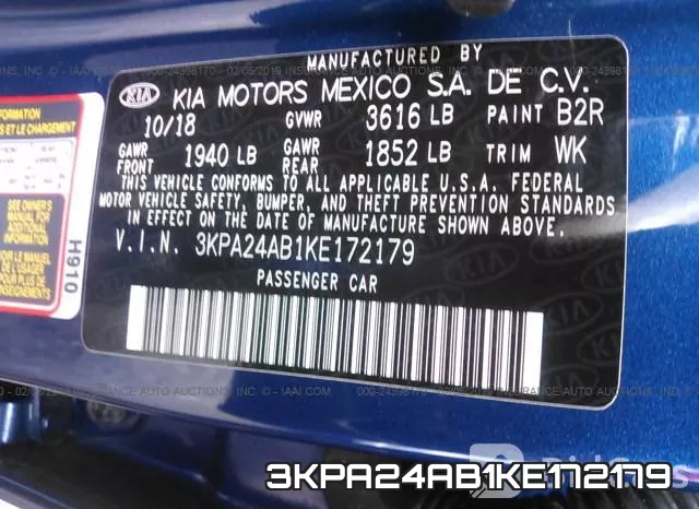 3KPA24AB1KE172179 фото 10