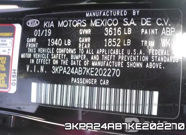 3KPA24AB7KE202270 фото 10