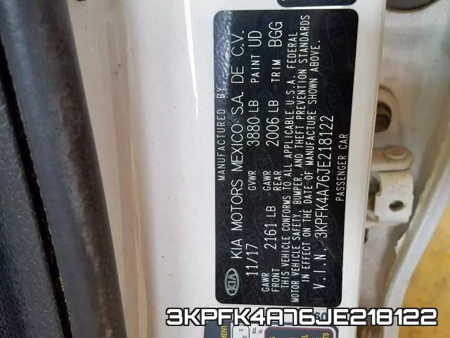 3KPFK4A76JE218122 фото 2