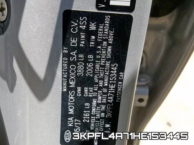 3KPFL4A71HE153445 фото 2