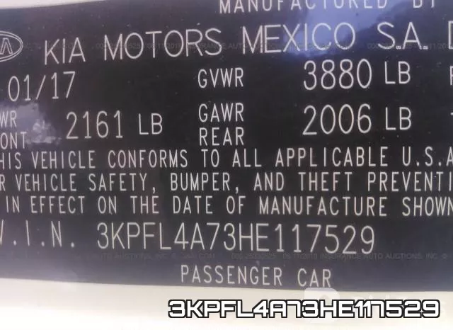 3KPFL4A73HE117529 фото 10