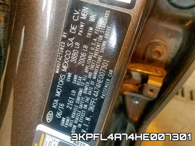 3KPFL4A74HE007301 фото 2