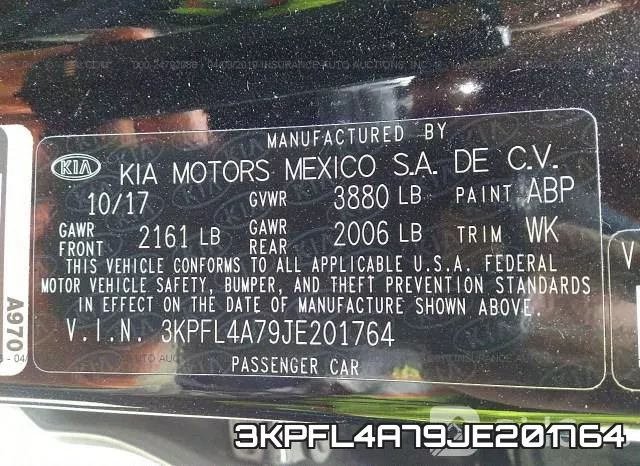 3KPFL4A79JE201764 фото 10