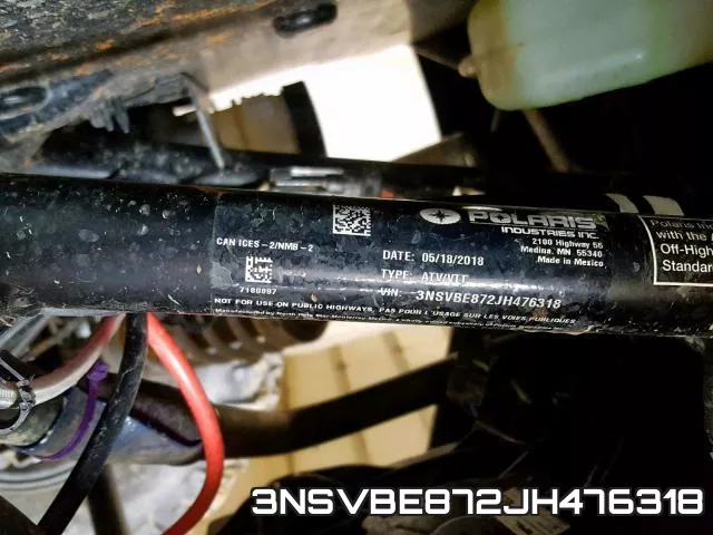 3NSVBE872JH476318 фото 2