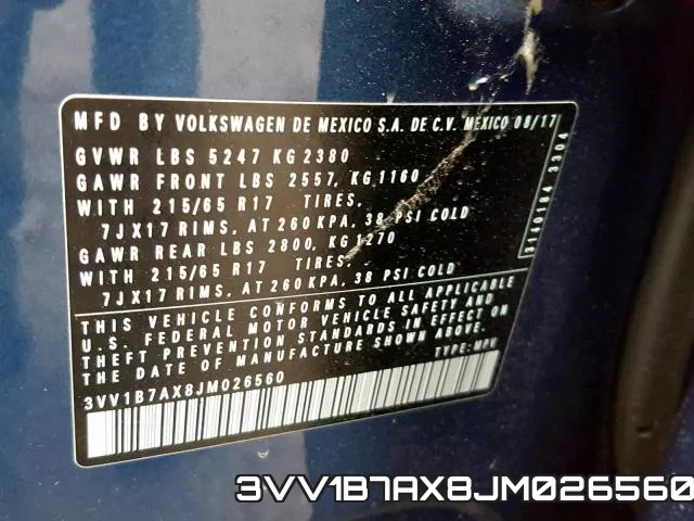 3VV1B7AX8JM026560 фото 2