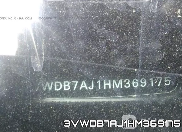 3VWDB7AJ1HM369175 фото 10