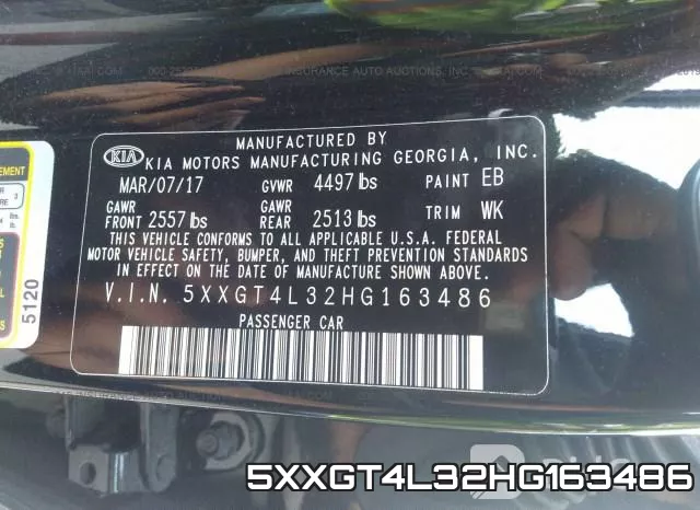 5XXGT4L32HG163486 фото 9
