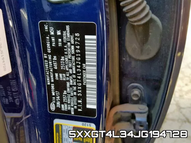 5XXGT4L34JG194728 фото 2