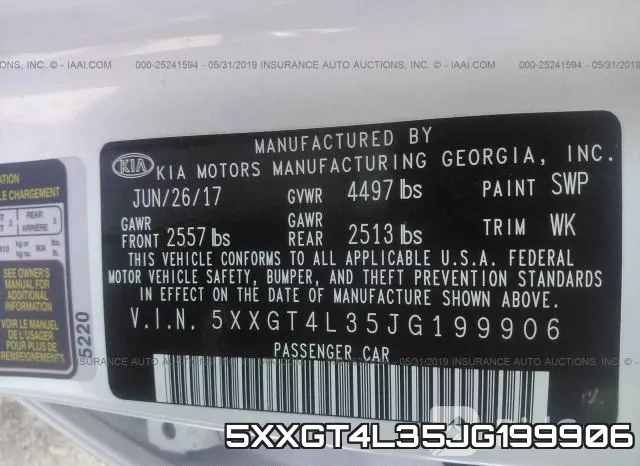 5XXGT4L35JG199906 фото 10