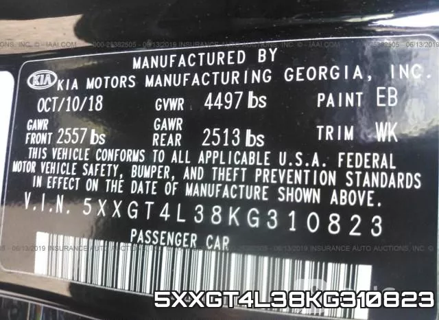 5XXGT4L38KG310823 фото 10