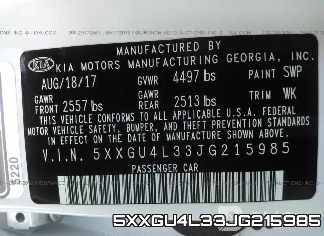 5XXGU4L33JG215985 фото 10